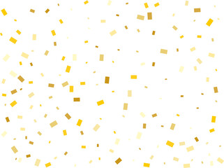 Luxury Gold Rectangular Confetti