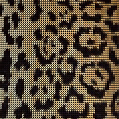 knitted vector pattern leather wild animals