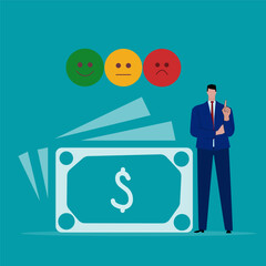 Investment asset allocation and balancing concept Businessman investors make pie charts to balance their portfolios to suit risk and return. © ABC-XYZ