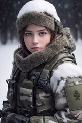 female soldier
