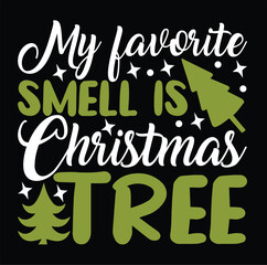my favorite smell is christmas tree  christmas svg design and bundle