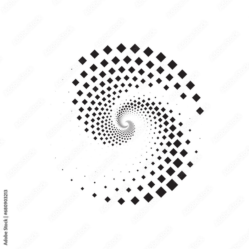 Poster halftone dots circle texture. creative geometric pattern. abstract vector background.