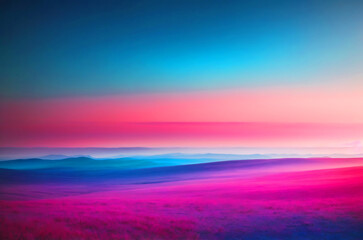 Fototapeta na wymiar Blue and pink gradient abstract blurred background