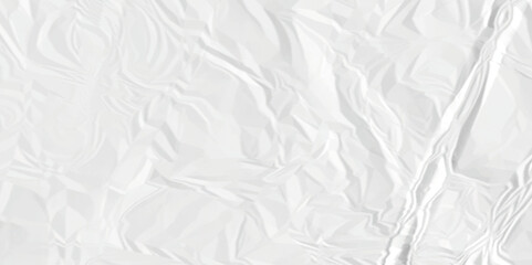 Obraz premium White crumpled paper texture . White wrinkled paper texture. White paper texture . White crumpled and top view textures can be used for background of text or any contents .