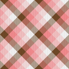 Check Plaid Seamless Pattern, Diagonal Gingham Vector Pixel in Black and Pink Tartan Background Graphic for Fashion