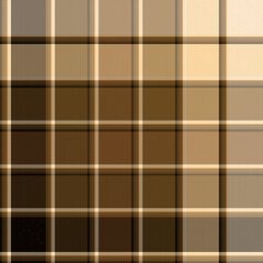 Check Plaid Seamless Pattern, Diagonal Gingham In Black and Brown Multi Lumberjack Tartan Vector Pixel Textured