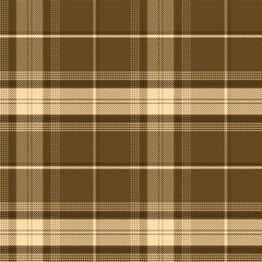 Check Plaid Seamless Pattern, Diagonal Gingham In Brown Multi Lumberjack Tartan Vector Pixel Textured