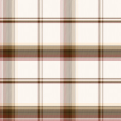 Check Plaid Seamless Pattern, In White, Brown Multi Lumberjack Tartan Vector Pixel