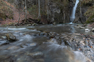 Naklejka premium Arrako waterfall in Navarre, Spain