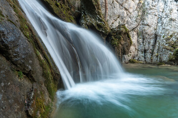 Belabartze waterfall in Navarre, Spain
