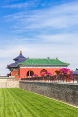Hall of good harvest building in the Temple of Heaven Park in Beijing, China