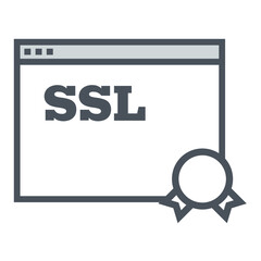 illustration of a icon SSL