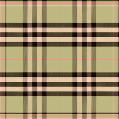 Check Plaid Seamless Pattern, Diagonal Gingham Simple Pixel Textured In Green, Black, Pink Color With Herringbone Tartan Line Grid
