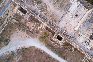 Ancient ruins of palace at Patara Ancient City  in Gelemis, Turkey.