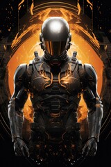 Fototapeta premium Sci-Fi Dreams: Futuristic and sci-fi elements for tech and space lovers. Professional t-shirt design vector