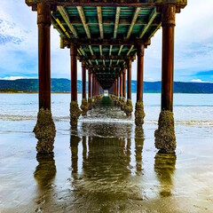 pier on the beach