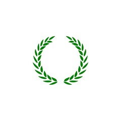 Laurel wreath icon. Winner Laurel wreath icon isolated on white background