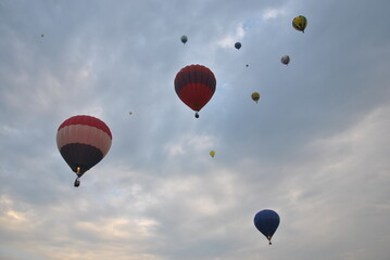 balloons on the sky