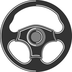 Steering Wheel Illustration PNG Transparent Background