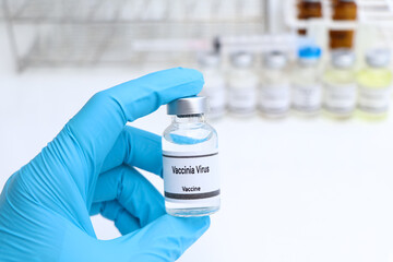 Vaccinia Virus vaccine in a vial, immunization and treatment of infection