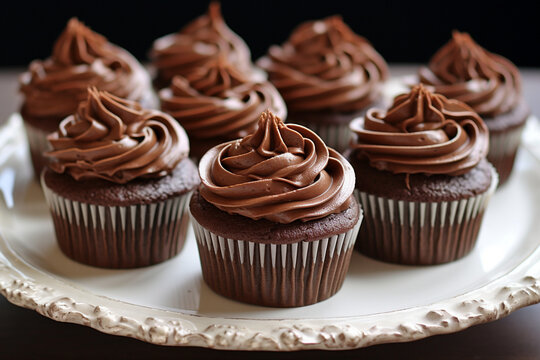 Decadent Dark Chocolate Cupcakes