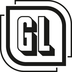 GL Letter Monogram Logo Design