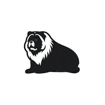 recommend clip art: Chow Chow Icon, Small Dog Black Silhouette, Puppy Pictogram, Pet Outline, Chihuahua Symbol Isolated