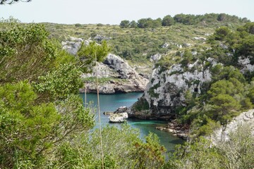 Fototapeta premium Beautiful mediterranean seashore in Menorca