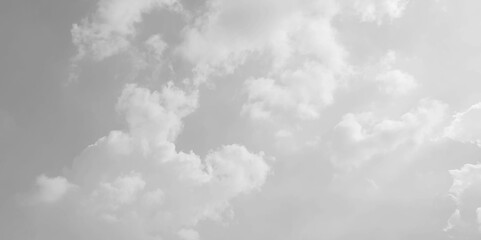 White cloud in the sky. View on a soft white fluffy cloud as background.  Cloudy sky, white clouds, black background pattern. The gray cloud trendy photo. White sky image 