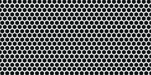 Seamless pattern of the hexagonal net - obrazy, fototapety, plakaty