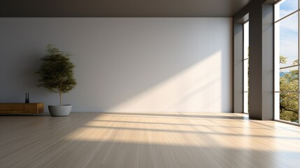Modern blank interior