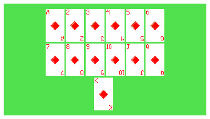set of pixel art diamonds, tiles, playing card playing poker and casino