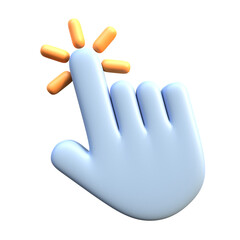 3D Hand Cursor Icon