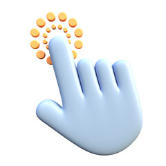 3D Hand Cursor Icon