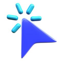 3D Arrow Cursor Icon