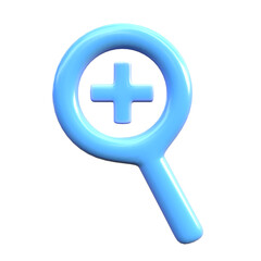 Fototapeta premium 3D Zoom In Icon