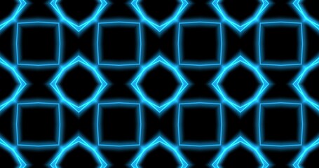 glowing neon lines, disco banner	