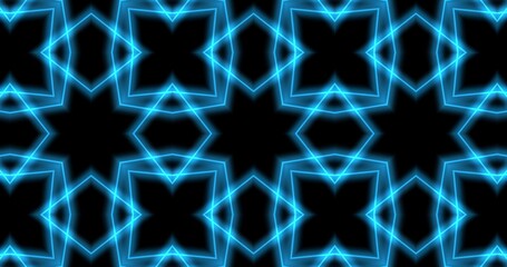 glowing neon lines, disco banner	