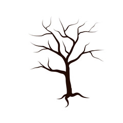 Tree drawign stock vector illustration