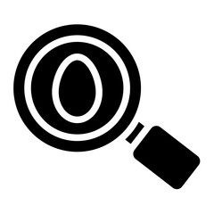magnifying glass glyph