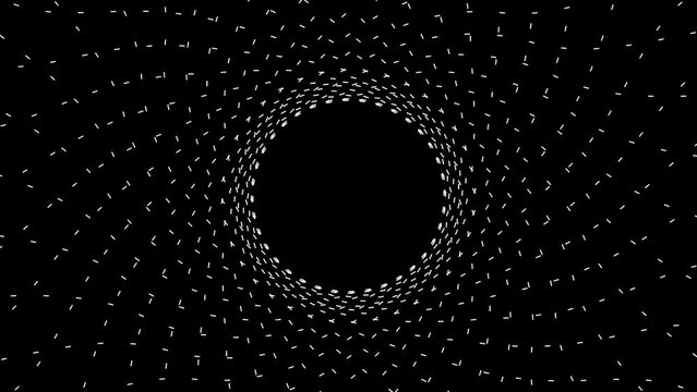 looped animation background. black and white for screensaver