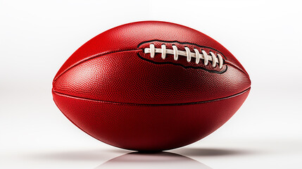 American football ball isolated on a white background.