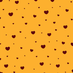 Love seamless repeat pattern. Abstract texture with small hearts. vector of Thanksgiving seamless background. Endless texture for wallpaper, background, wrapping paper. Retro style. Seasonal wallpaper