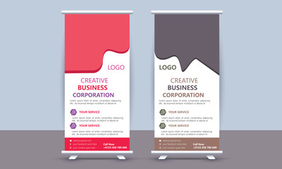 Corporate Business Roll Up Banner