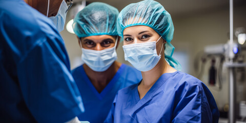 Fototapeta na wymiar Expert Endoscopy Technician preparing and maintaining a sterile environment for efficient endoscopy procedures