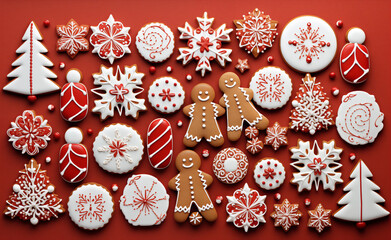 Festive Delights: Crafting a Joyful Christmas Cookies Pattern with Classic Holiday Flair
