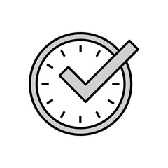 Fast Time Icon Flat Design