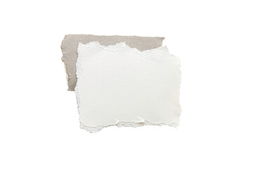 Paper different shapes scraps isolated on transparent background White Ripped Piece of Paper isolated. Top View of Blank Adhesive Paper Tag. Blank Note with Copy Space for Text or Image. 