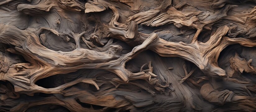 Background of driftwood texture