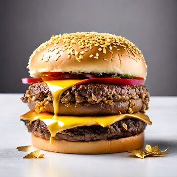 Irresistible Gourmet Burger - Juicy, Flavorful, and Delicious